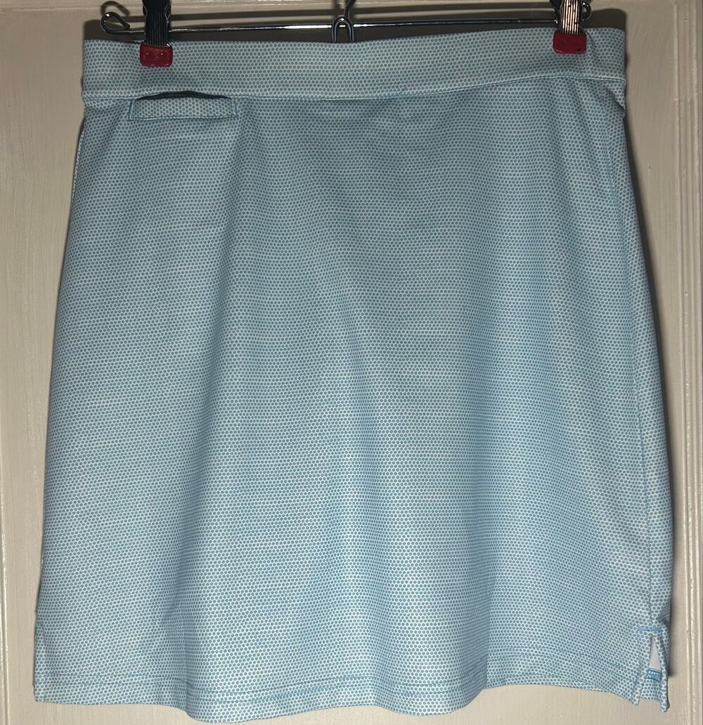 Peter Millar E4 Wicking Skort Shorts Skirt Womens XS Golf Performance baby blue